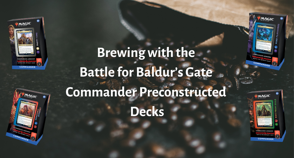 baldur's gate mtg commander precon Magic: The Gathering Legends: Battle for Commander Deck Exit from Exile + Collector Booster Sample Pack : Toys & Games Brewing with the Battle for