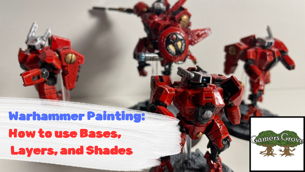 Warhammer Painting: How to use Base, Shade, and Layer Paints
