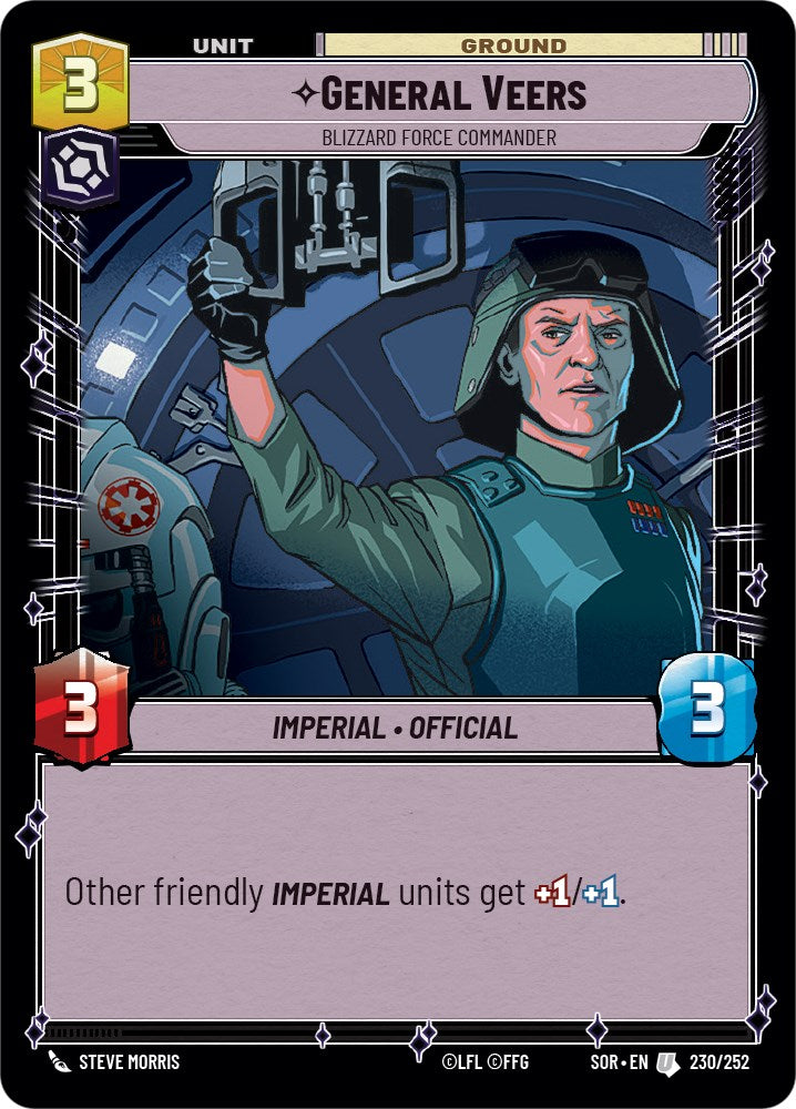 General Veers - Blizzard Force Commander (230/252) [Spark of Rebellion]