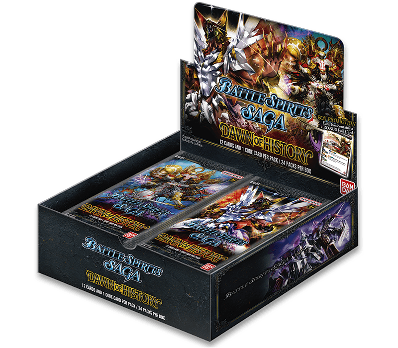 Battle Spirits Saga Card Game: Set 01- Dawn of History Booster Box