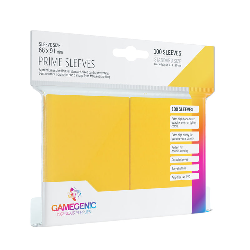 GameGenic: Prime Sleeves - Yellow (100ct)
