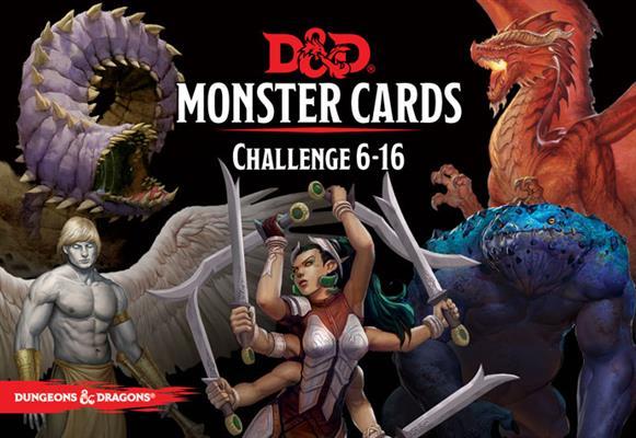 Dungeons & Dragons 5th Edition: Monster Cards Challenge 6 - 16 Deck