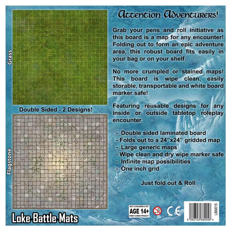 Battle Mat: Board Dungeon and Grassland