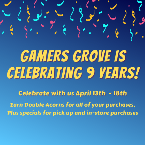 Gamers Grove's 9 Year Anniversary
