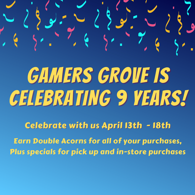 Gamers Grove's 9 Year Anniversary