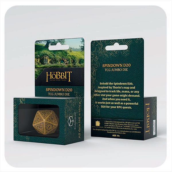 Hobbit TCG Dice: Jumbo D20 Spindown - Solaris