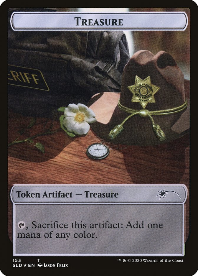 Treasure // Walker (148) Double-Sided Token [Secret Lair Drop Series]