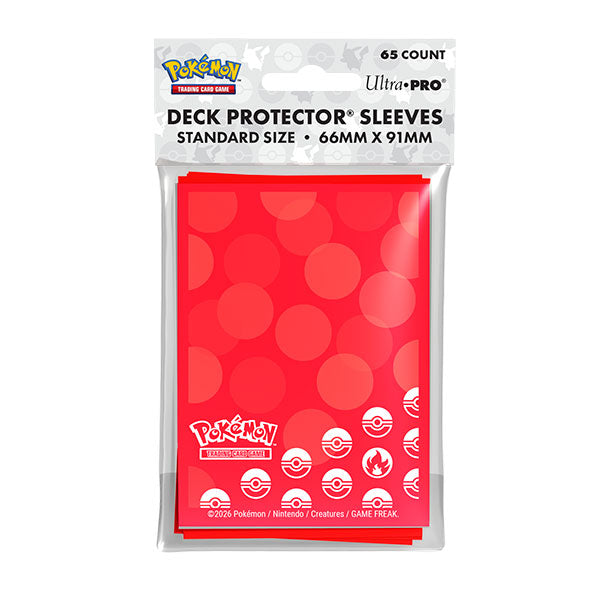 Deck Sleeves: Pokemon Energy- Fire Type (65ct.)