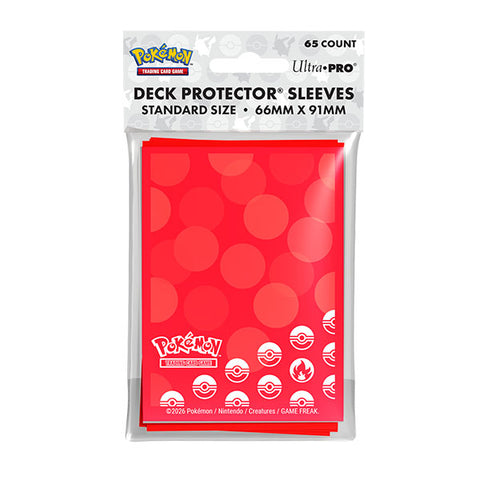 Deck Sleeves: Pokemon Energy- Fire Type (65ct.)