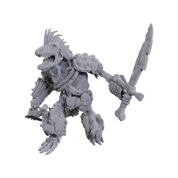 D&D Nolzur's Marvelous Miniatures: Unpainted Minis- Lizardfolk Skeleton