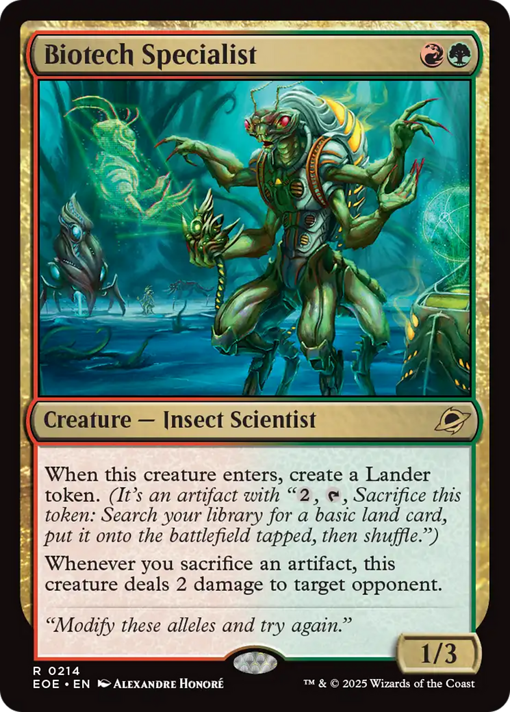 Biotech Specialist [Edge of Eternities]