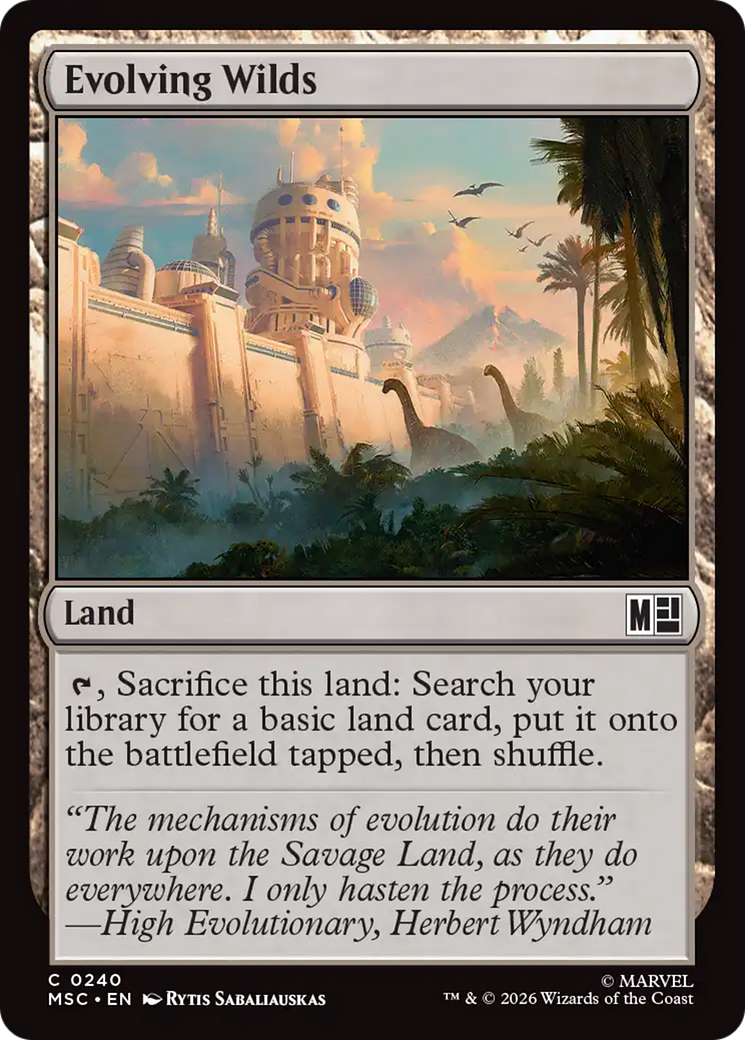 Evolving Wilds (Surge Foil) [Marvel Super Heroes Commander]
