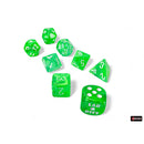 7-Die Set Nebula: Gelatinous/White (+bonus die)