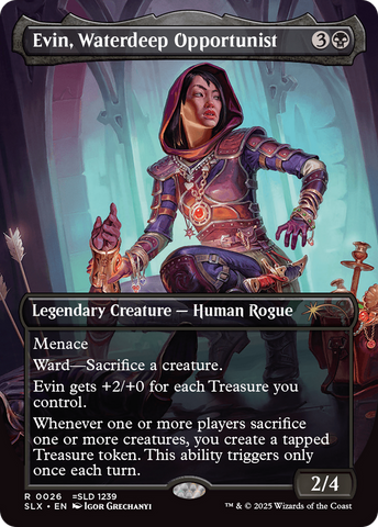Evin, Waterdeep Opportunist [Secret Lair: Universes Within]