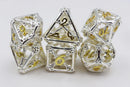 Holy Bones - Hollow Metal RPG Dice Set