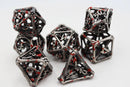Vampire Bones - Hollow Metal RPG Dice Set