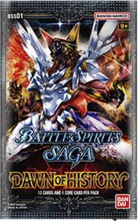 Battle Spirits Saga Card Game: Set 01- Dawn of History Booster Pack