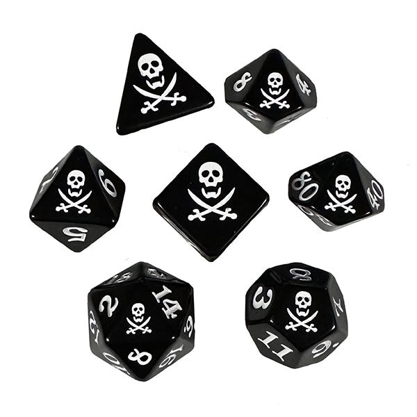 7-Die Set: Pirates- Jolly Roger