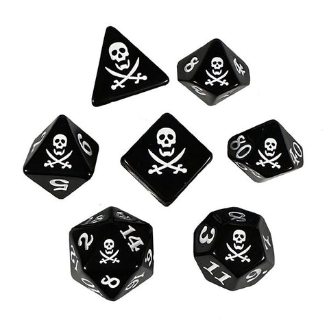 7-Die Set: Pirates- Jolly Roger