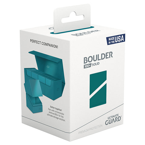 Ultimate Guard Boulder 100+ Deck Box - Solid Petrol