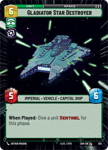 Gladiator Star Destroyer (Hyperspace) (350) [Spark of Rebellion]