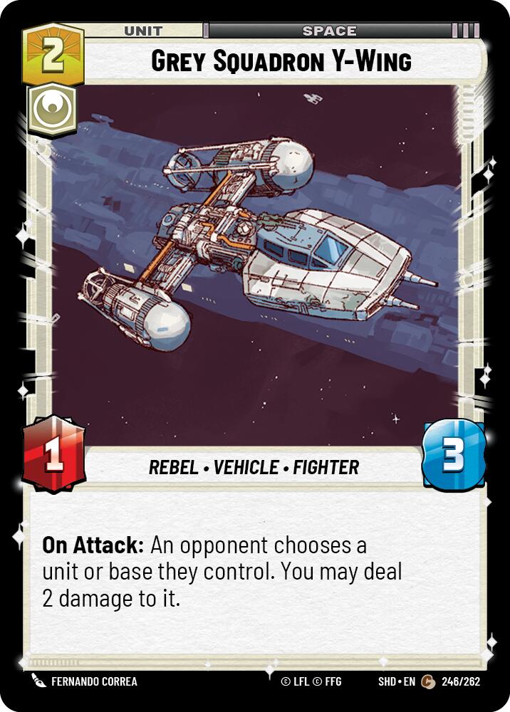 Grey Squadron Y-Wing (246/262) [Shadows of the Galaxy]