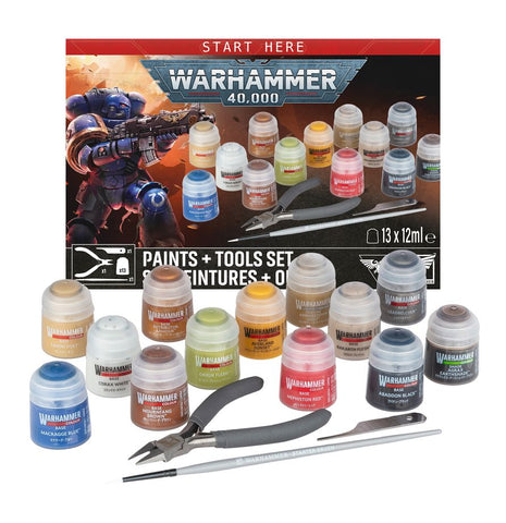 Warhammer 40K: Paint + Tools Set (2026)