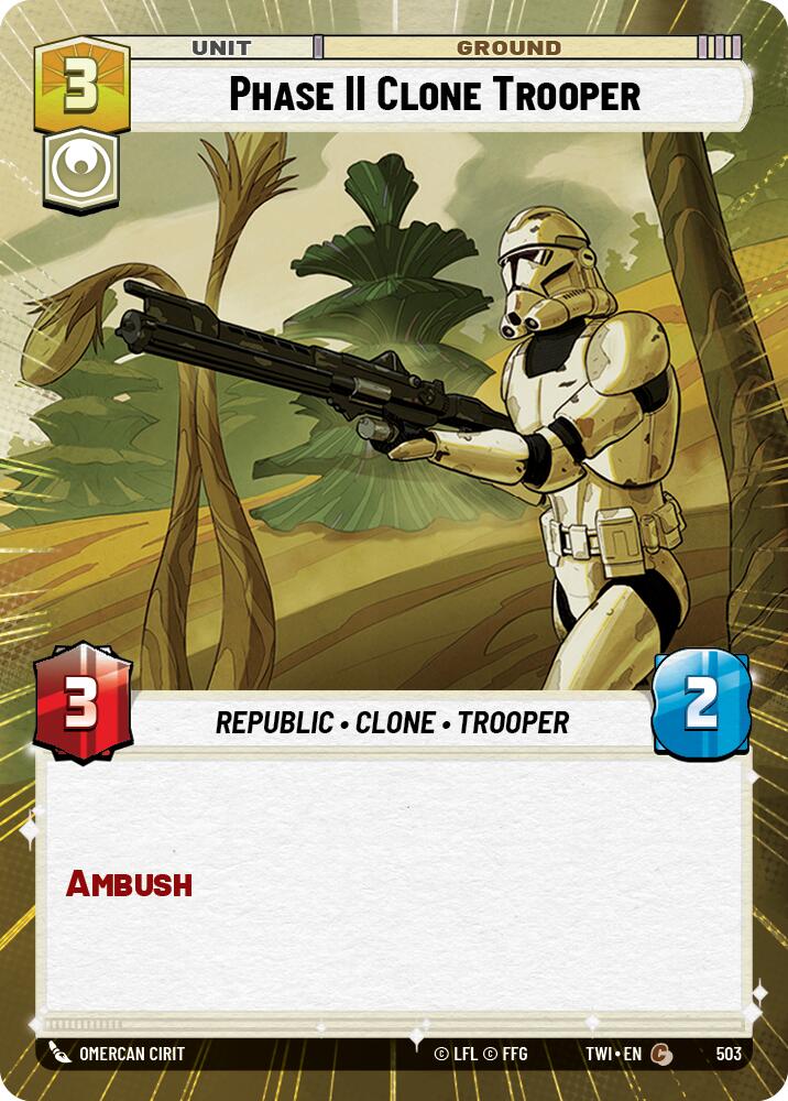 Phase II Clone Trooper (Hyperspace) (503) [Twilight of the Republic]