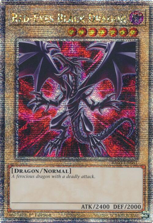 Red-Eyes Black Dragon (Quarter Century Secret Rare) [RA03-EN081] Quart