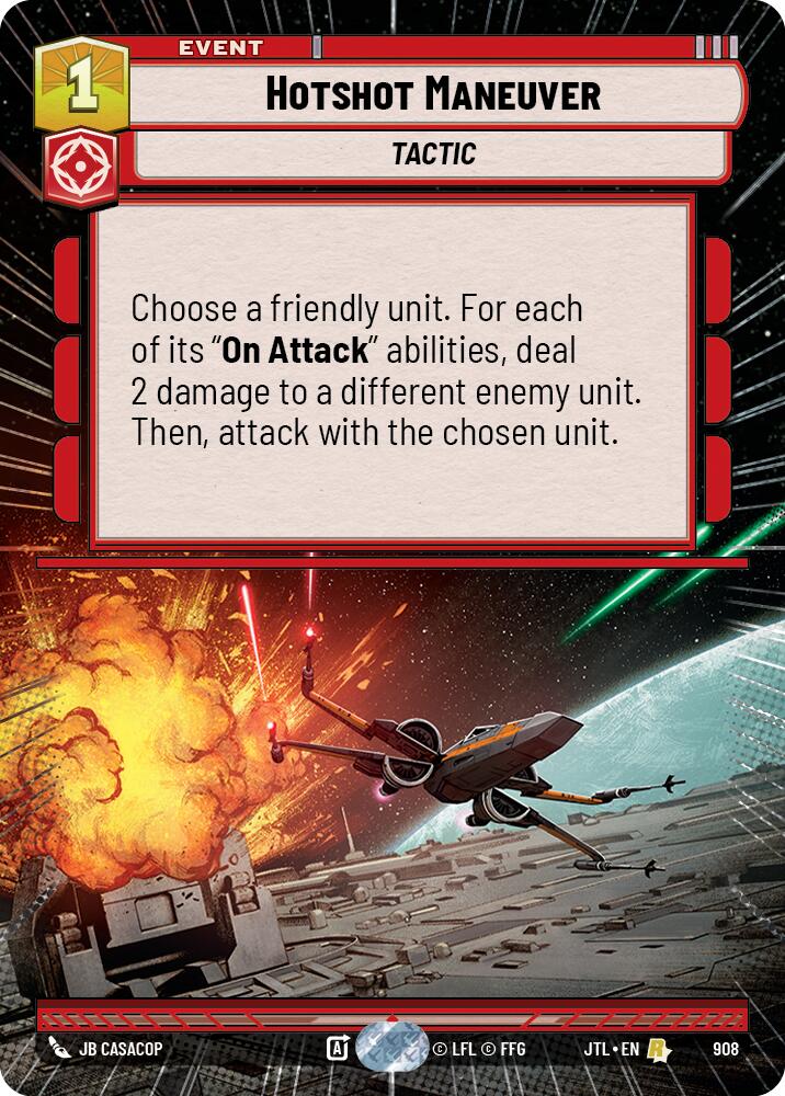 Hotshot Maneuver (908) (Hyperspace Foil) (908) [Jump to Lightspeed]