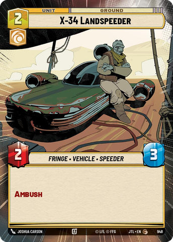X-34 Landspeeder (948) (Hyperspace Foil) (948) [Jump to Lightspeed]