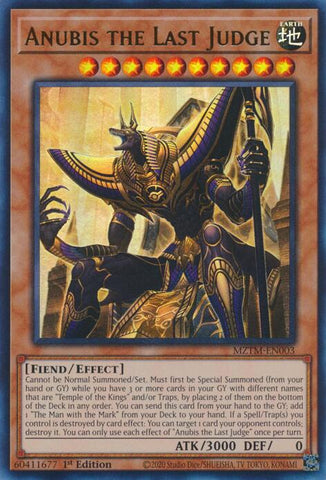 Anubis the Last Judge [MZTM-EN003] Ultra Rare