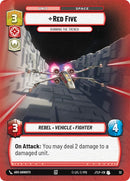 Red Five - Running the Trench (Foil) (32) [Jump to Lightspeed: Weekly Play]