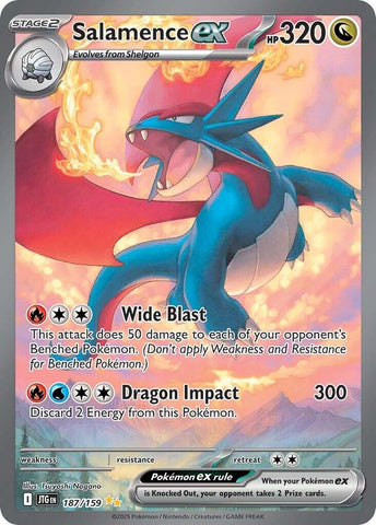 Salamence ex (187/159) [Scarlet & Violet: Journey Together]