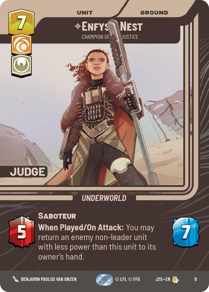 Enfys Nest - Champion of Justice (9) (9) [Judge Promos]