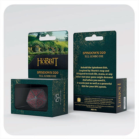 Hobbit TCG Dice: Jumbo D20 Spindown - Lunaris