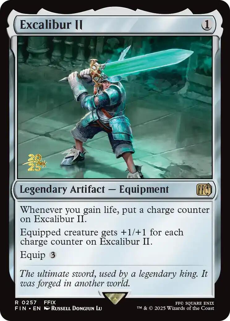 Excalibur II [FINAL FANTASY Prerelease Promo]