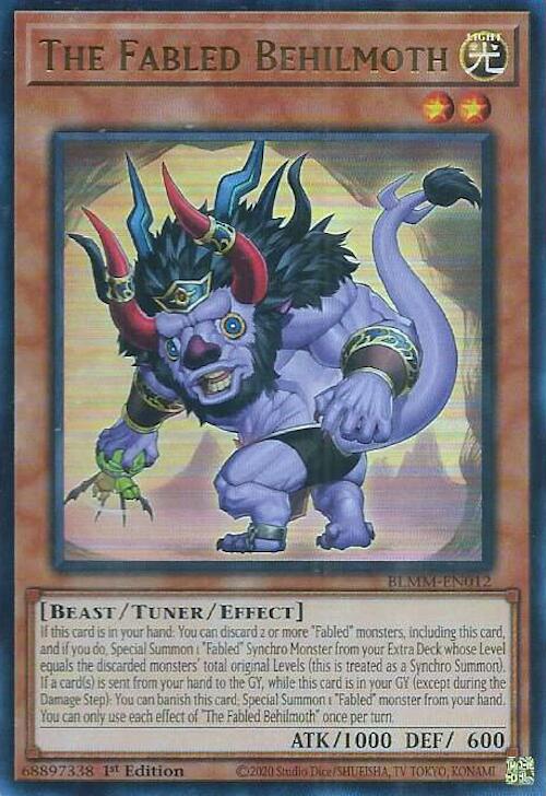 The Fabled Behilmoth [BLMM-EN012] Ultra Rare