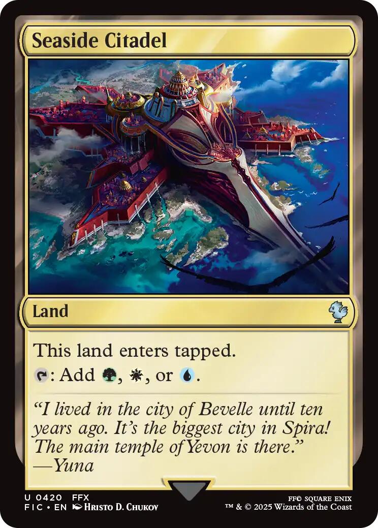 Seaside Citadel (Surge Foil) [FINAL FANTASY Commander]