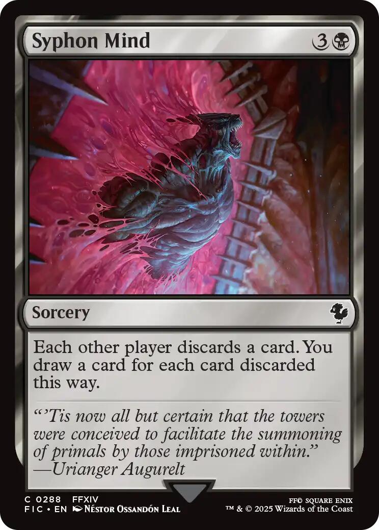 Syphon Mind (Surge Foil) [FINAL FANTASY Commander]