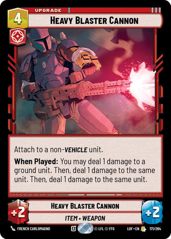 Heavy Blaster Cannon (171/264) (171/264) [Legends of the Force]