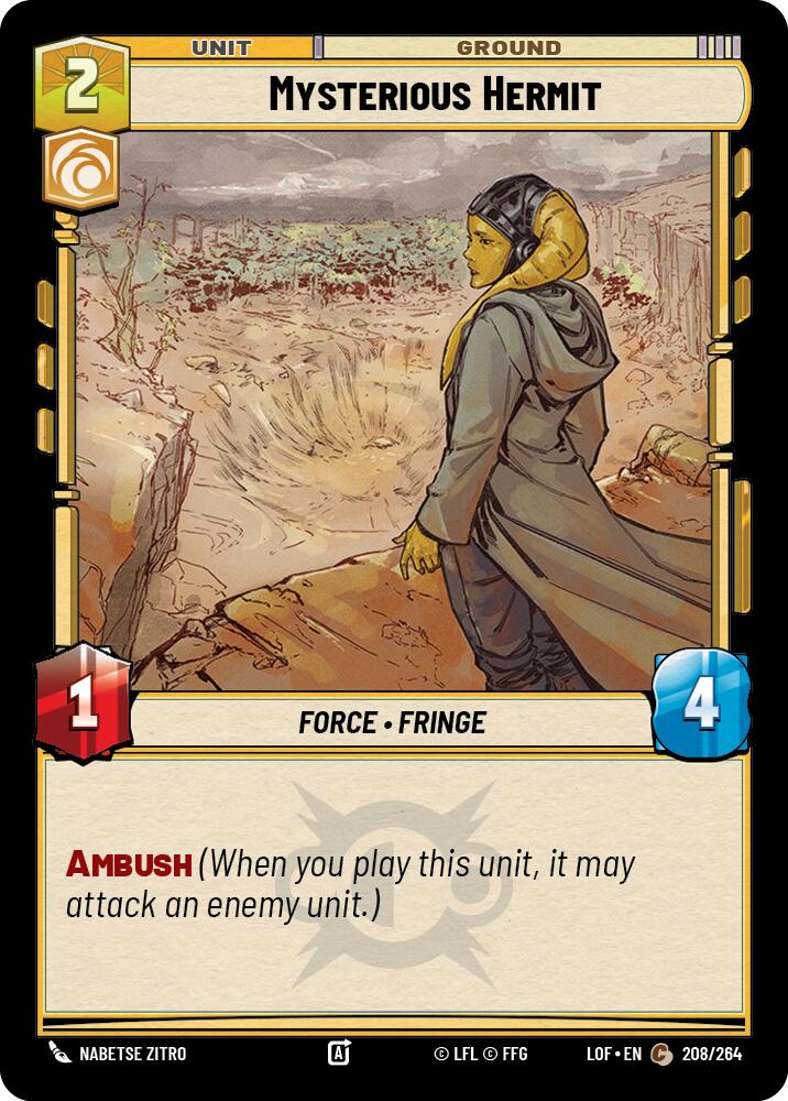Mysterious Hermit (208/264) (208/264) [Legends of the Force]