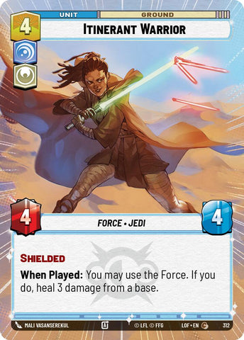 Itinerant Warrior (312) (Hyperspace) (312) [Legends of the Force]