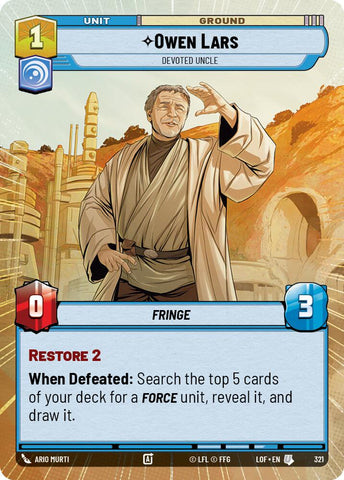 Owen Lars - Devoted Uncle (321) (Hyperspace) (321) [Legends of the Force]