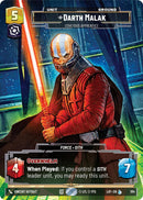 Darth Malak - Covetous Apprentice (1114) (Prestige Foil) (1114) [Legends of the Force]