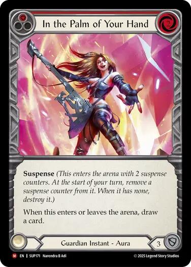 In the Palm of Your Hand [SUP171] (Super Slam)  Rainbow Foil