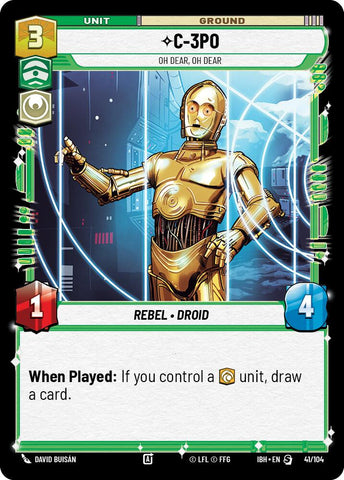 C-3PO (41/104) - Oh Dear, Oh Dear (41/104) [Intro Battle: Hoth]