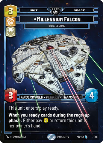 Millennium Falcon (92) - Piece of Junk (92) [Organized Play Promos]