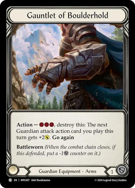 Gauntlet of Boulderhold [MPG007] (Mastery Pack Guardian)