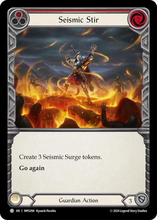 Seismic Stir (Red) [MPG094] (Mastery Pack Guardian)